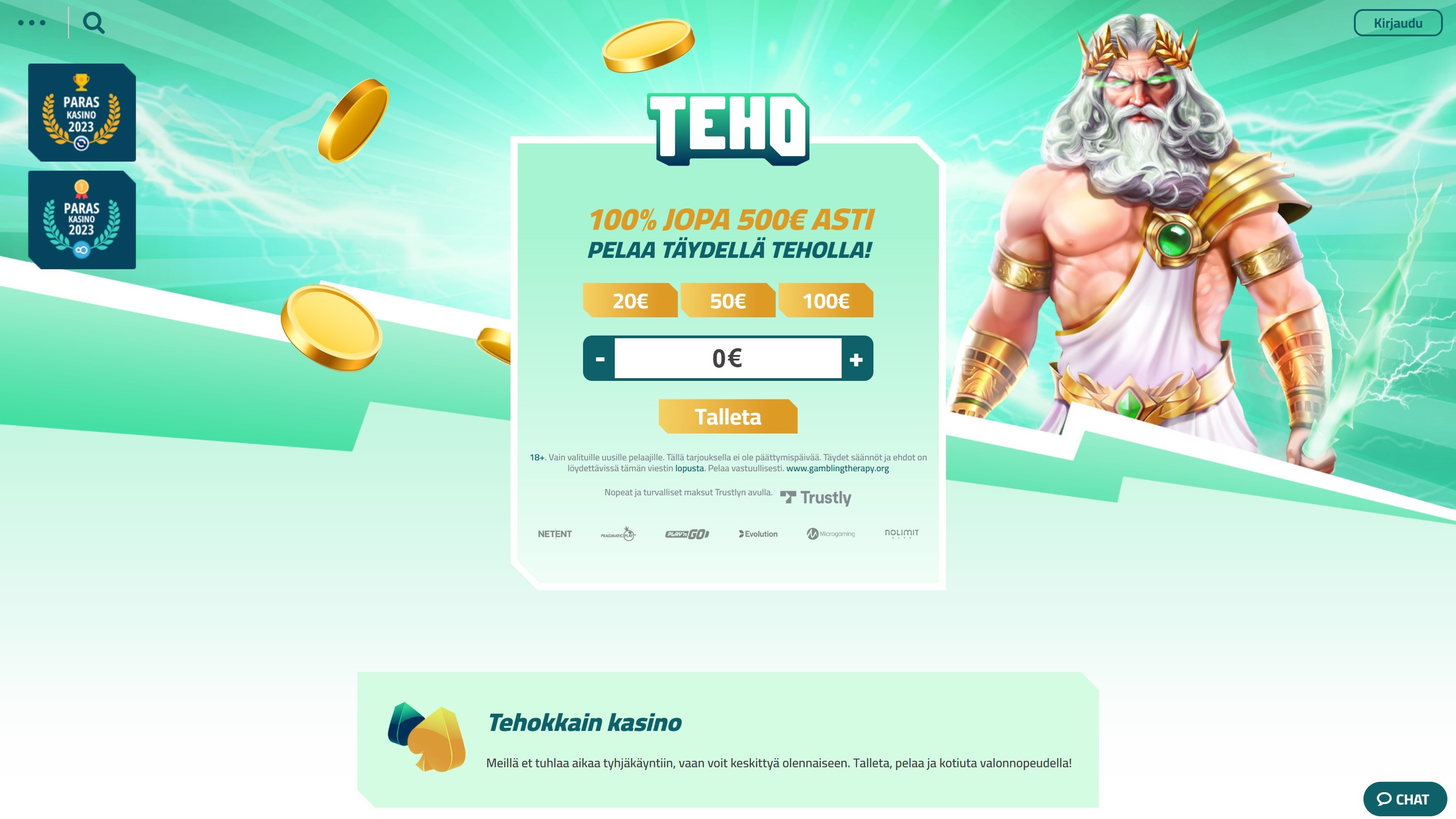 Teho Kasino – Numero yksi kasino Suomessa