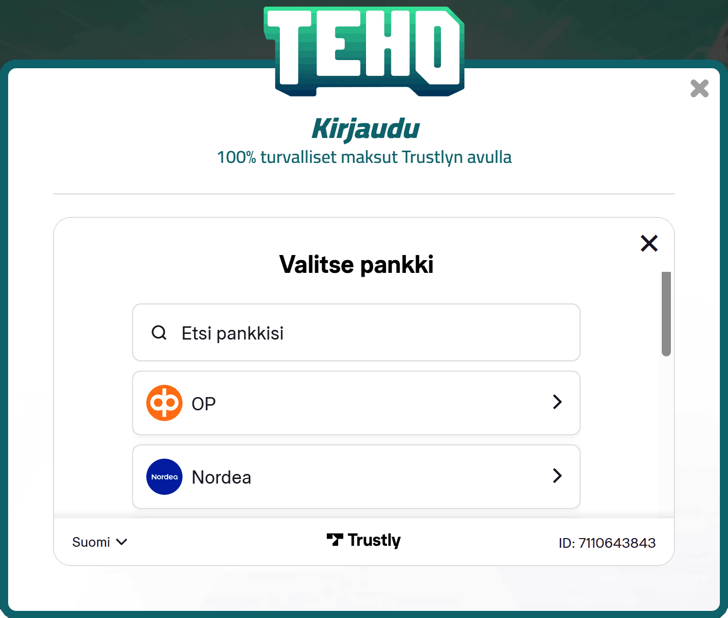 Teho Kasino suosituimmat pelit